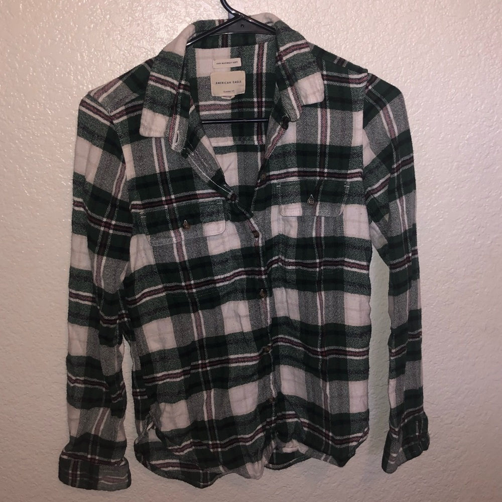 Button Down Green Shirt